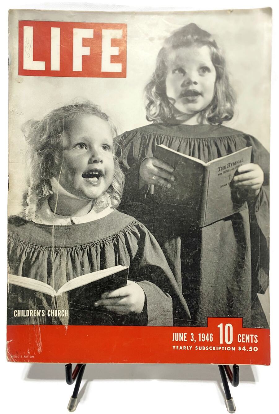 LIFE Magazine June 3 1946 Children's Church Cover Great Train Strike Henry Ford